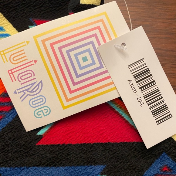 LuLaRoe NWT 2X Azure skirt - Picture 2 of 4